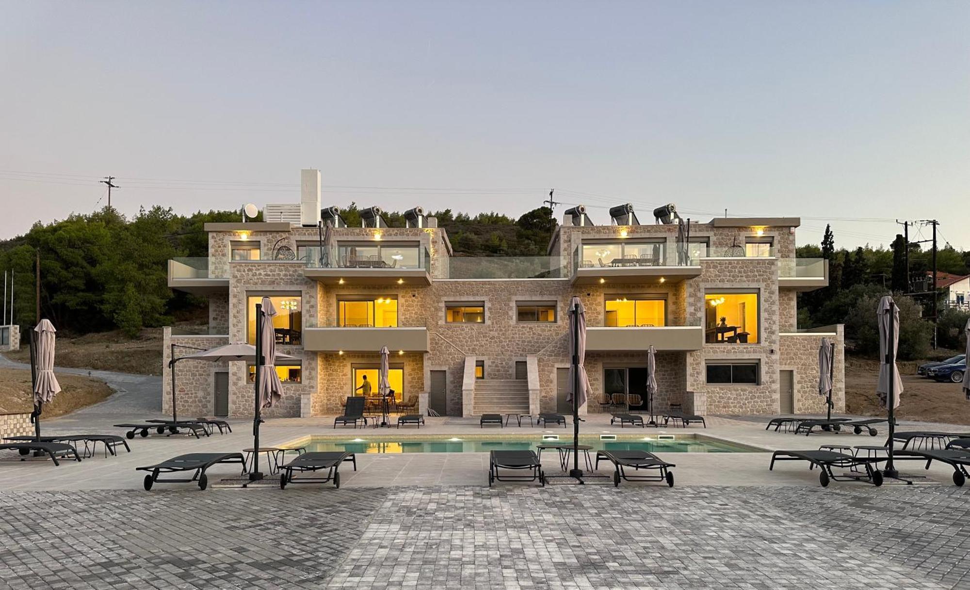 Topos Luxury Stay Heraion Lutráki Kültér fotó
